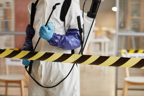 Professional Trauma Scene Cleanup technician working in Mentone, IN